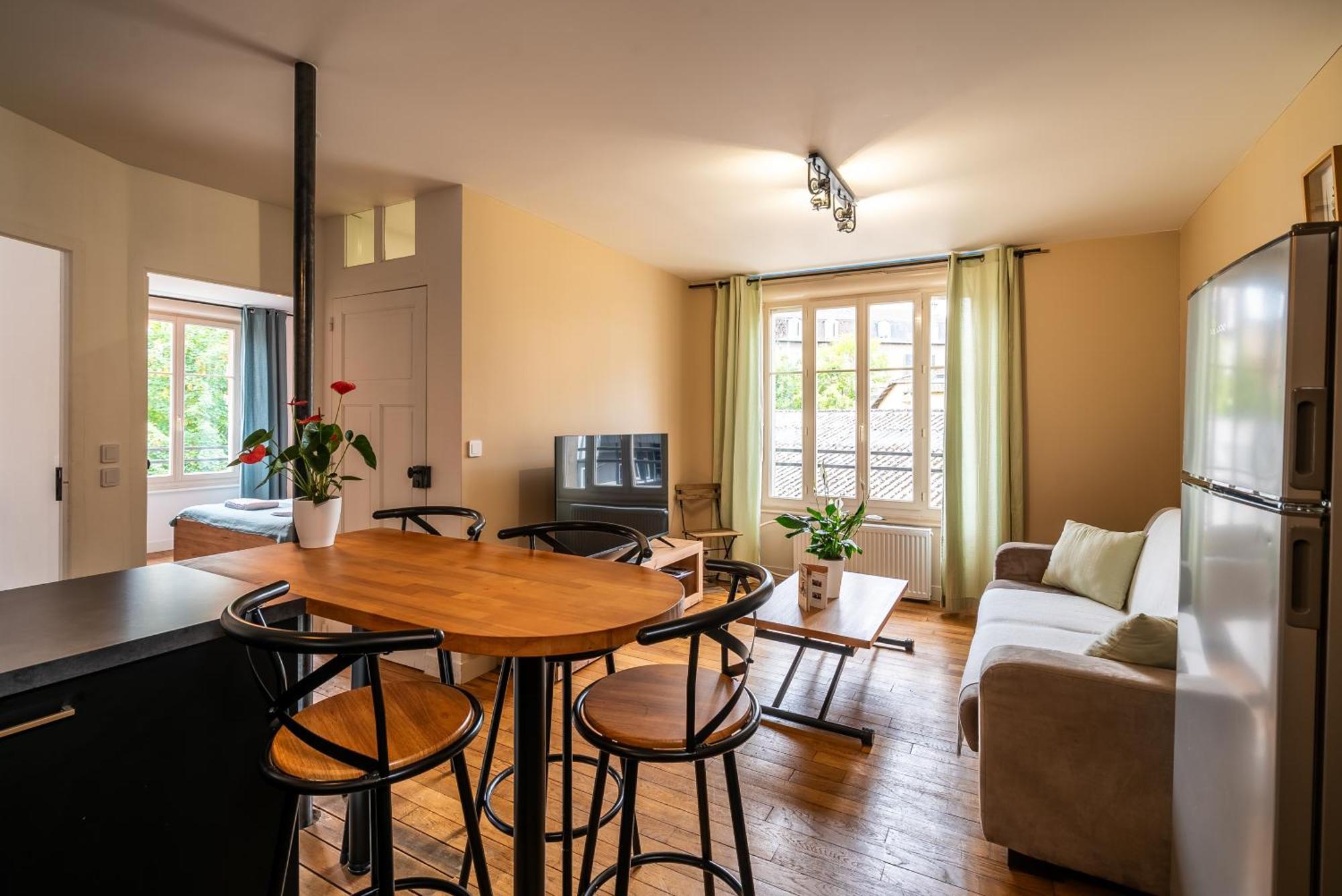 Mon Appart'Hotel - Gare De Limoges - Appartement Familial - Parking En Supp Luaran gambar